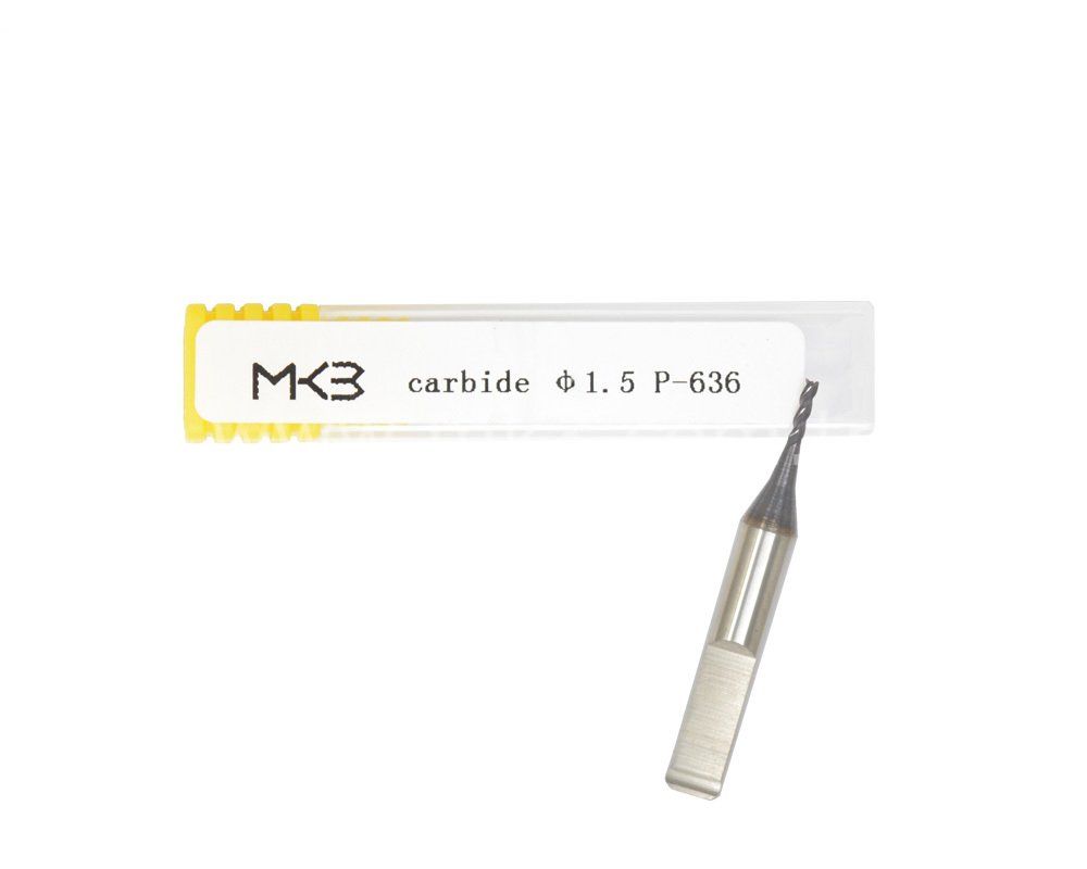freze End Mill karbür anahtar kesme bıçağı 1.5mm φ1.5xD6x43