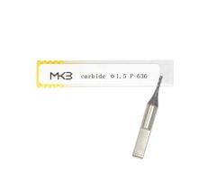 freze End Mill karbür anahtar kesme bıçağı 1.5mm φ1.5xD6x43