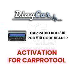 DiagCar ARAÇ RADYOSU RCD 310 RCD 510 Kod Okuyucu (CarProTool için aktivasyon)