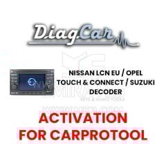 DiagCar Nissan LCN EU / Opel Touch ve Connect / Suzuki Dekoder (CarProTool için aktivasyon)