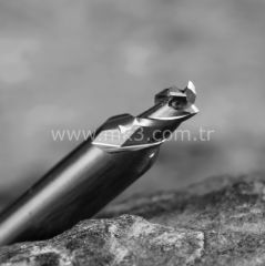 freze End Mill karbür anahtar kesme bıçağı 2.5mm φ2.5xD4x33