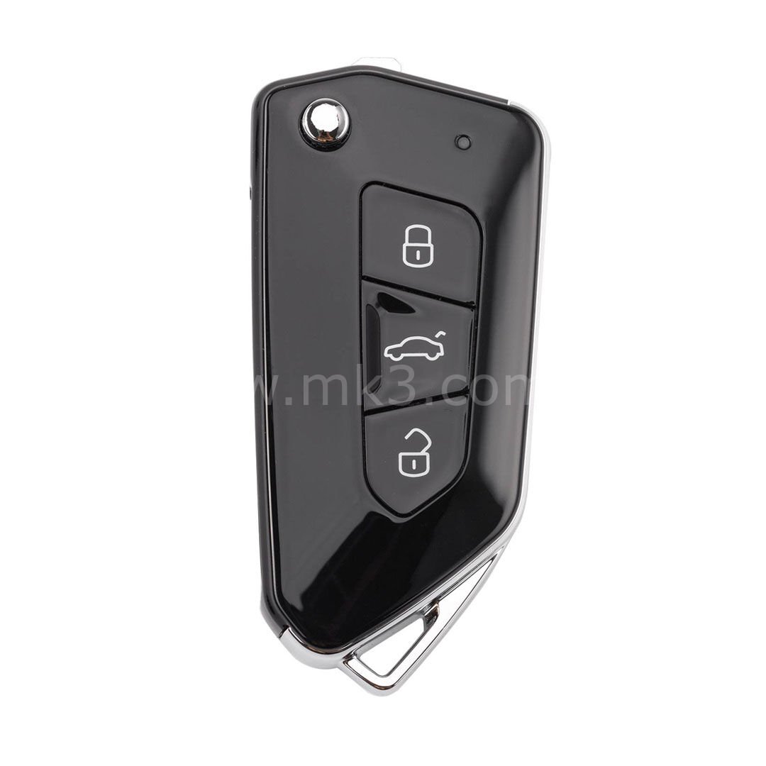 Xhorse Tüm Siyah 3 Buton Universal Kablolu Kumanda - XKGA83EN