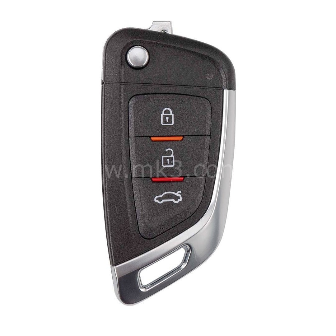 Xhorse VVDI Key Tool Kablolu Sustalı Kumanda 3 Buton Yeni BMW Tip XKKF05EN Çip Geçmeli