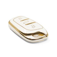 NANO Yüksek Kalite Kumanda Kılıfı MG /Roewe 3 Buton Beyaz Renk RW-B11J