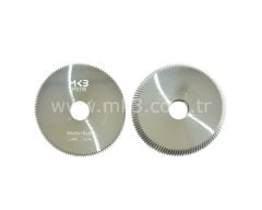 Açılı freze karbür anahtar kesme bıçağı φ80x5xφ16x84°