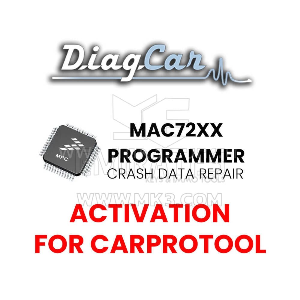 DiagCar MAC72xx Programlayıcı. CarProTool için Aktivasyon. Çökme Veri Onarımı
