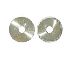 Açılı freze HSSM35 anahtar kesme bıçağı φ63x5xφ16x84°