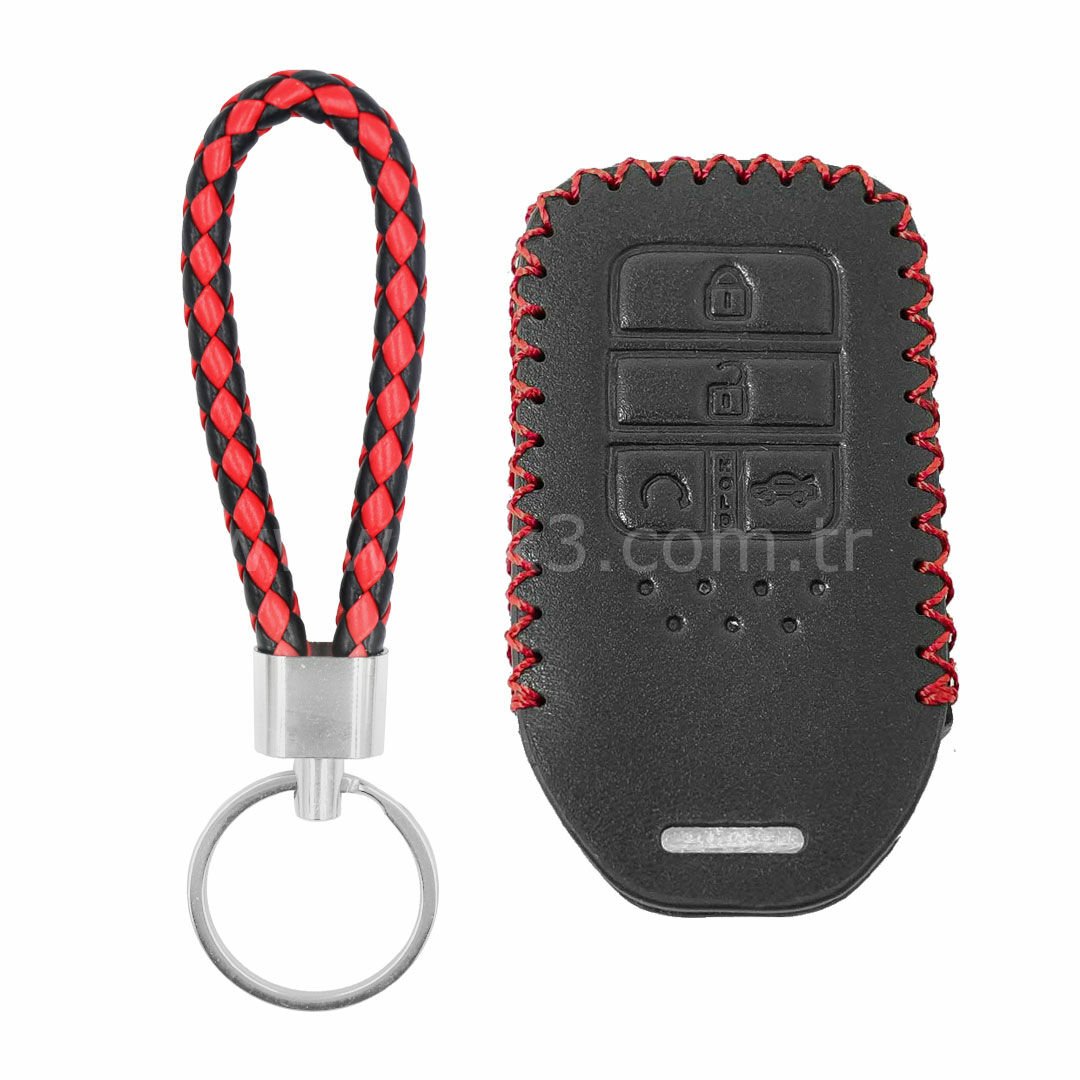Honda Smart Kumanda Deri Kılıfı 4 Butonlu