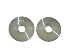 Düz Slotter karbür anahtar kesme bıçağı φ80x1.5xφ22