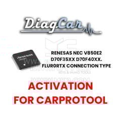 DiagCar Renesas NEC V850E2 D70F35xx D70F40xx. FLUR0RTX Bağlantı Türü (CarProTool için aktivasyon)
