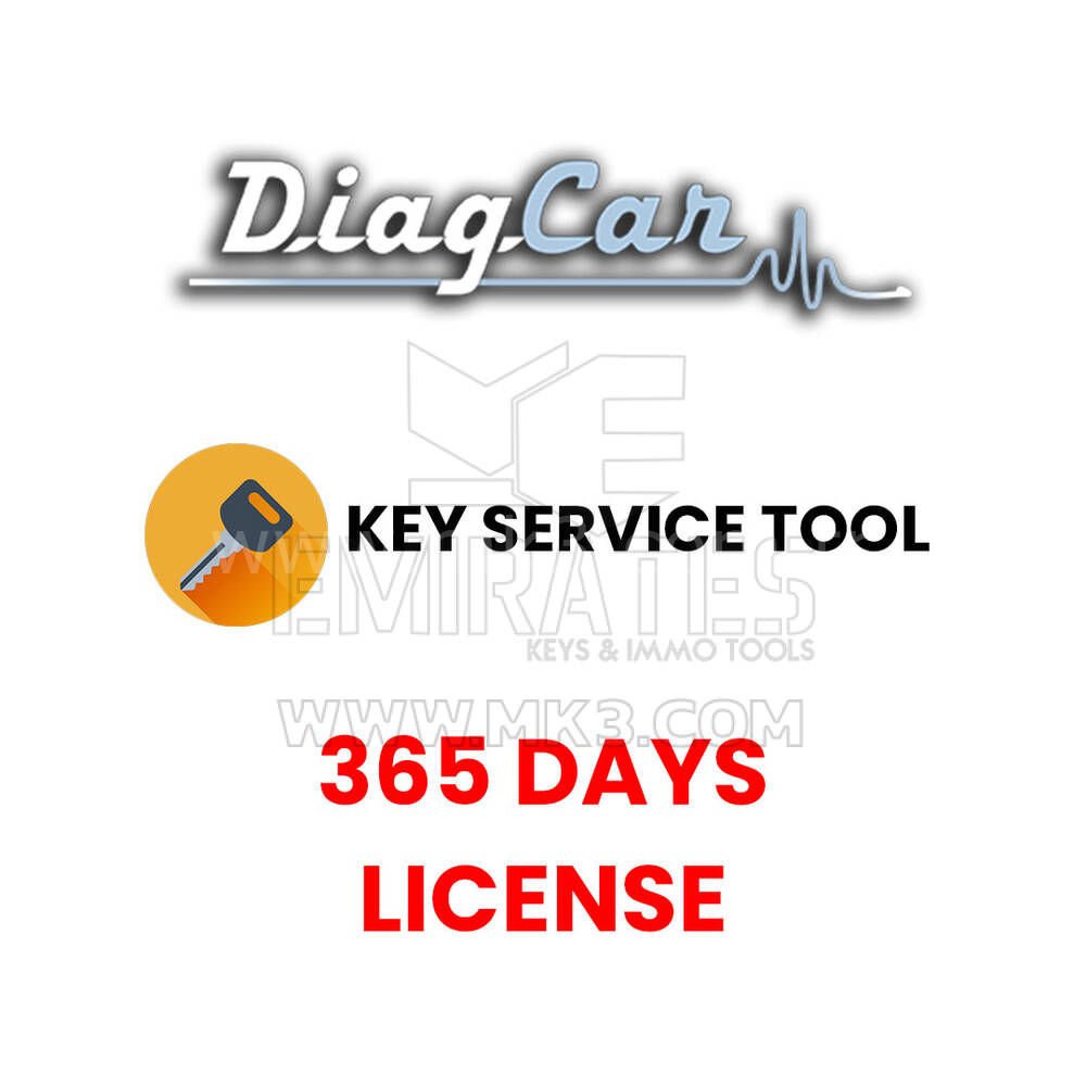 DiagCar Anahtar Servis Aracı 365 Gün Lisansı