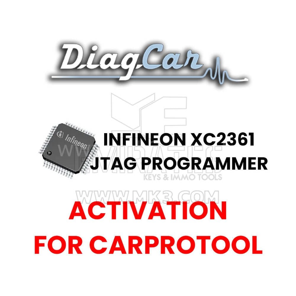 DiagCar Infineon XC2361 JTAG Programlayıcı Aktivasyonu CarProTool için