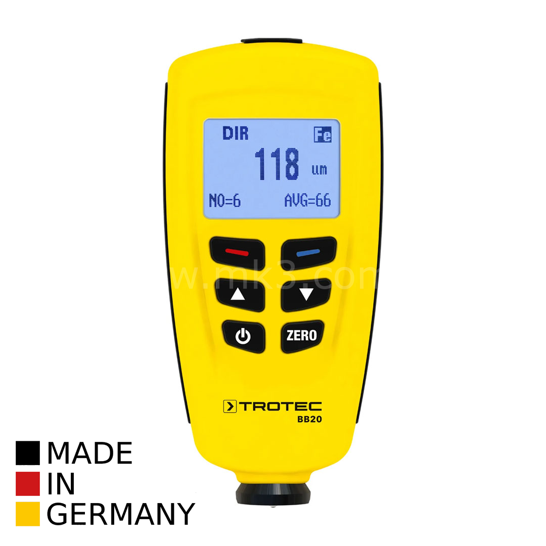 Trotec Bb20 Profesyonel Boya Kaplama Kalınlığı Dijital Test Cihazı Metre Ölçer