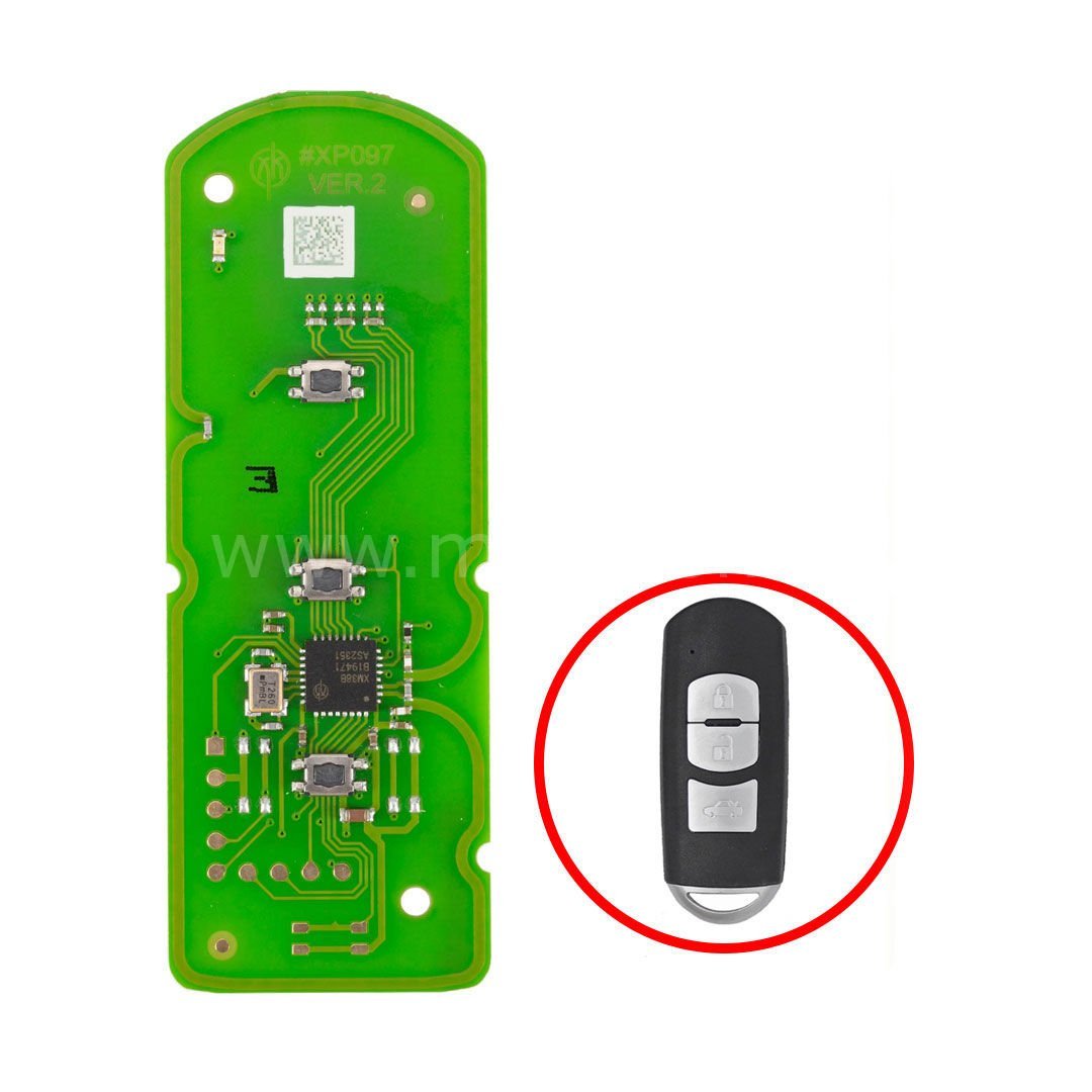 Xhorse XZMZD6EN  Mazda PCB Smart Kumanda 3 Buton