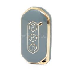 NANO Yüksek Kalite Kumanda Kılıfı WULING  3 Buton Gri Renk WL-B11J