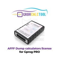 GromCalcTool AFFF Dump hesap makineleri Gprog PRO için lisans