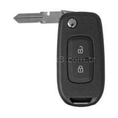 Orjinal PCB'li Renault Taliant Trafic  Sustalı Kumanda 2 Buton 2018-2025 NCF296xMTT Hitag AES 4A Transponder