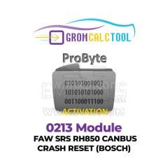 GromCalcTool 0213 Modülü FAW SRS RH850 CANBUS ÇARPMA SIFIRLAMA (BOSCH)