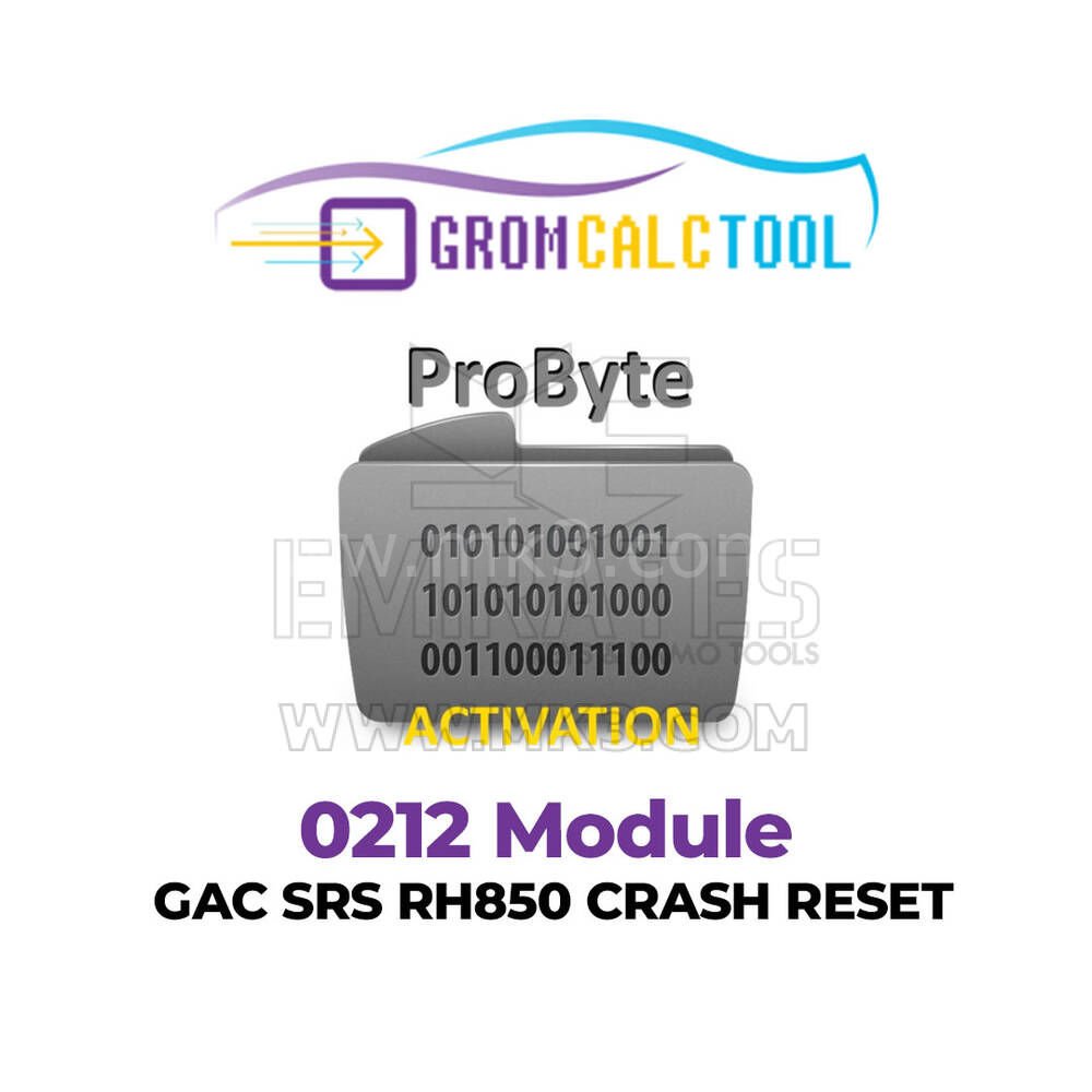 GromCalcTool 0212 Modülü GAC SRS RH850 ÇÖKME SIFIRLAMA