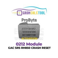 GromCalcTool 0212 Modülü GAC SRS RH850 ÇÖKME SIFIRLAMA