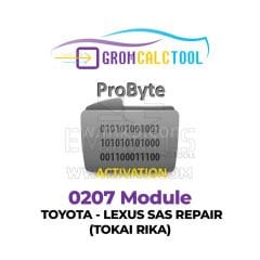 GromCalcTool 0207 Modülü TOYOTA - LEXUS SAS ONARIMI (TOKAI RIKA)