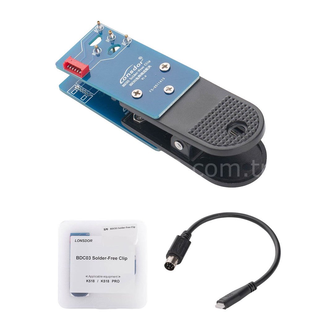 Lonsdor BDC3 Solder-Free Klipsi K518 PRO için