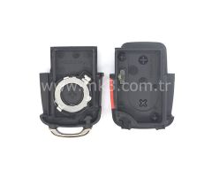 VW Sustalı Kumanda Kabı 2+1 Buton Pil Yataklı