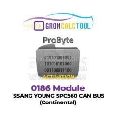 GromCalcTool 0186 Modülü SSANG YOUNG SPC560 CAN BUS (Continental)
