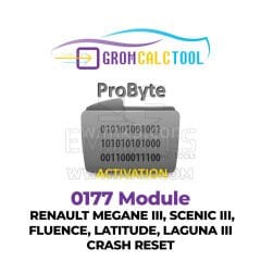 GromCalcTool 0177 Modülü RENAULT MEGANE III, SCENIC III, FLUENCE, LATITUDE, LAGUNA III ÇARPMA SIFIRLAMA