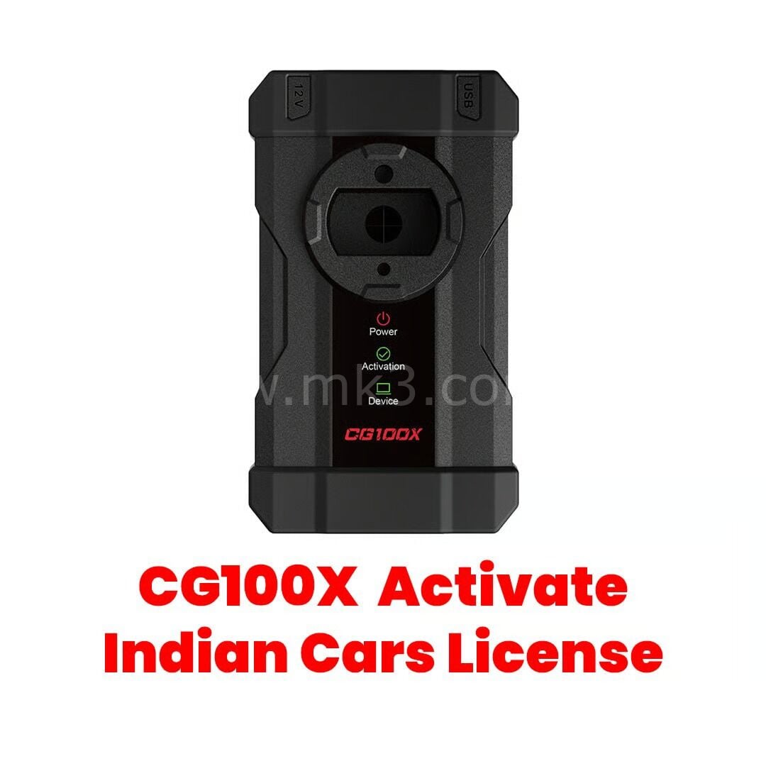 CGDI - CG100X Hindistan Araçların Lisans Aktivasyonu