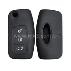 Ford 2006-2012 Sustalı Silikon Kumanda Kabı 3 buton