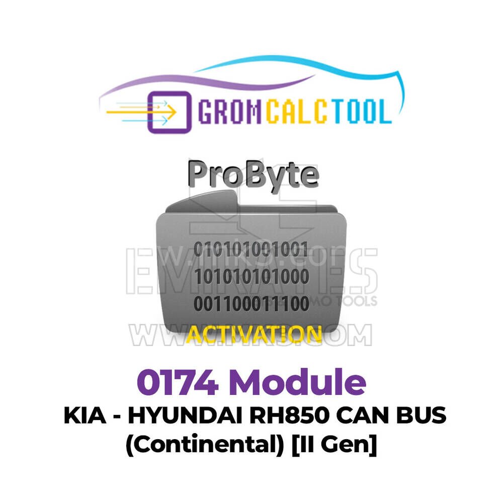 GromCalcTool 0174 Modülü KIA - HYUNDAI RH850 CAN BUS (Continental) [II. Nesil]