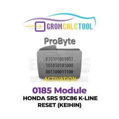 GromCalcTool 0185 Modülü HONDA SRS 93С86 K-LINE SIFIRLAMA (KEIHIN)