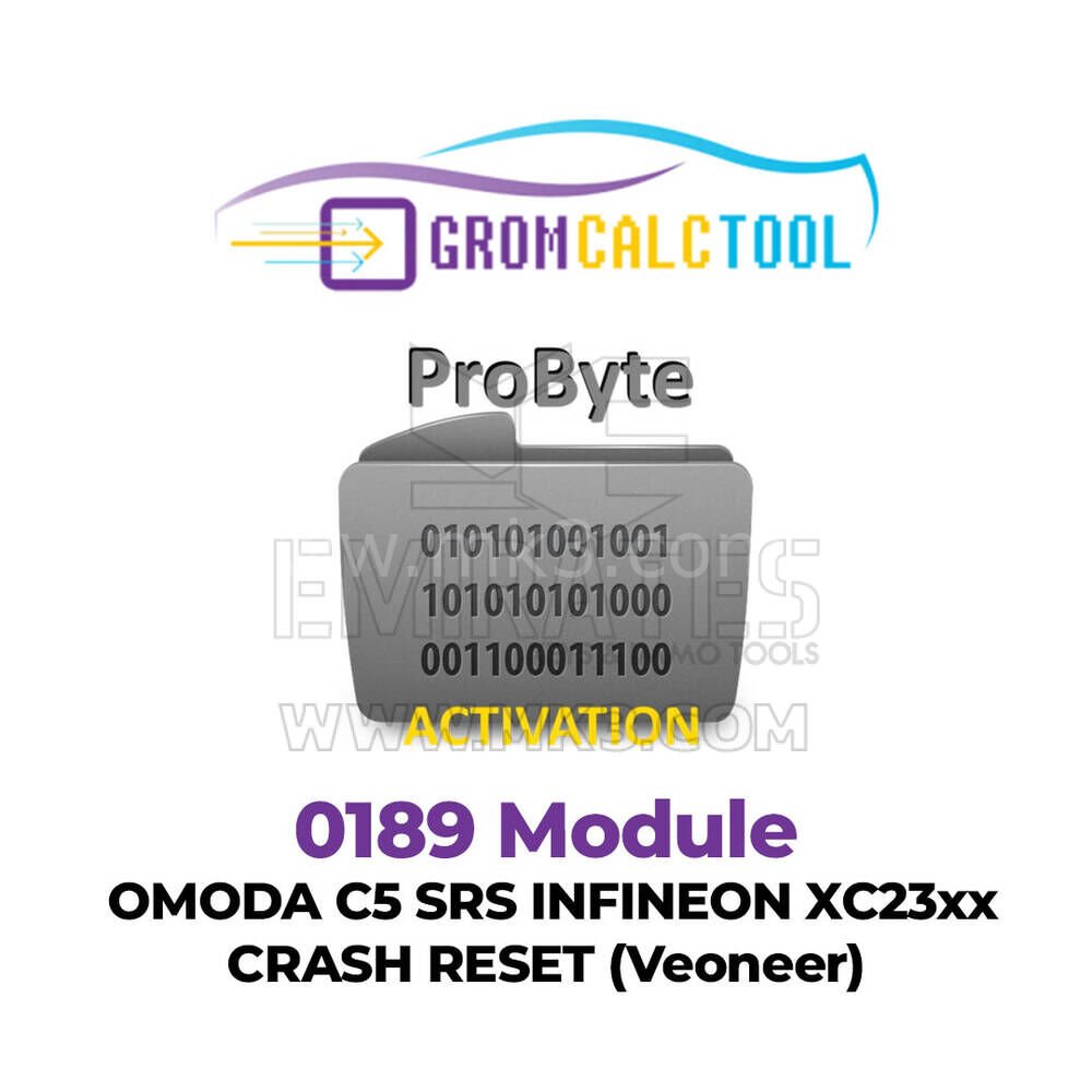 GromCalcTool 0189 Modülü OMODA C5 SRS INFINEON XC23xx ÇÖKME SIFIRLAMA (Veoneer)