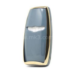 NANO Yüksek Kalite Kumanda Kılıfı Hyundai Genesis 3+1 Buton Gri Renk HY-I11J4A