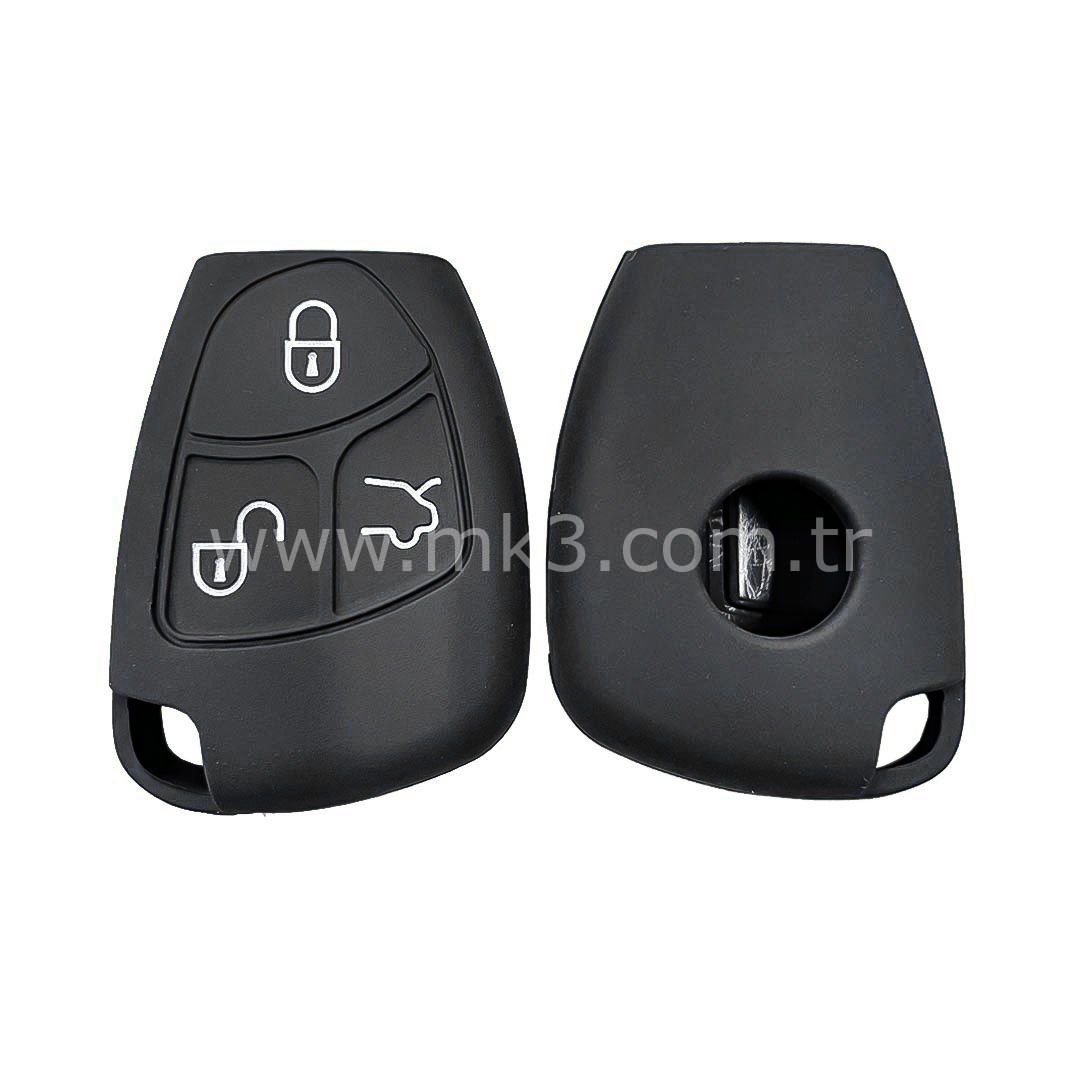 Mercedes Benz 1997-2010 Silikon Kumanda Kabı 3 buton