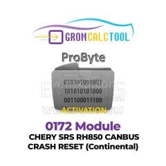 GromCalcTool 0172 Modülü CHERY SRS RH850 CANBUS ÇARPMASI SIFIRLAMA (Continental)