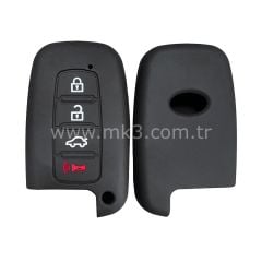 Kia Hyundai 2009-2015 Silikon Kumanda Kabı 4 buton