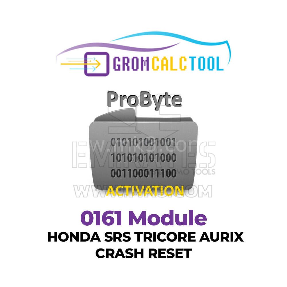 GromCalcTool 0161 Modülü HONDA SRS TRICORE AURIX ÇARPMA SIFIRLAMA