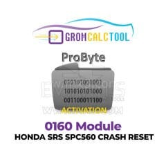 GromCalcTool 0160 Modülü HONDA SRS SPC560 ÇARPMA SIFIRLAMA