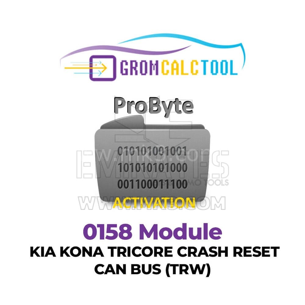 GromCalcTool 0158 Modülü KIA KONA TRICORE ÇARPMA SIFIRLAMA CAN BUS (TRW)
