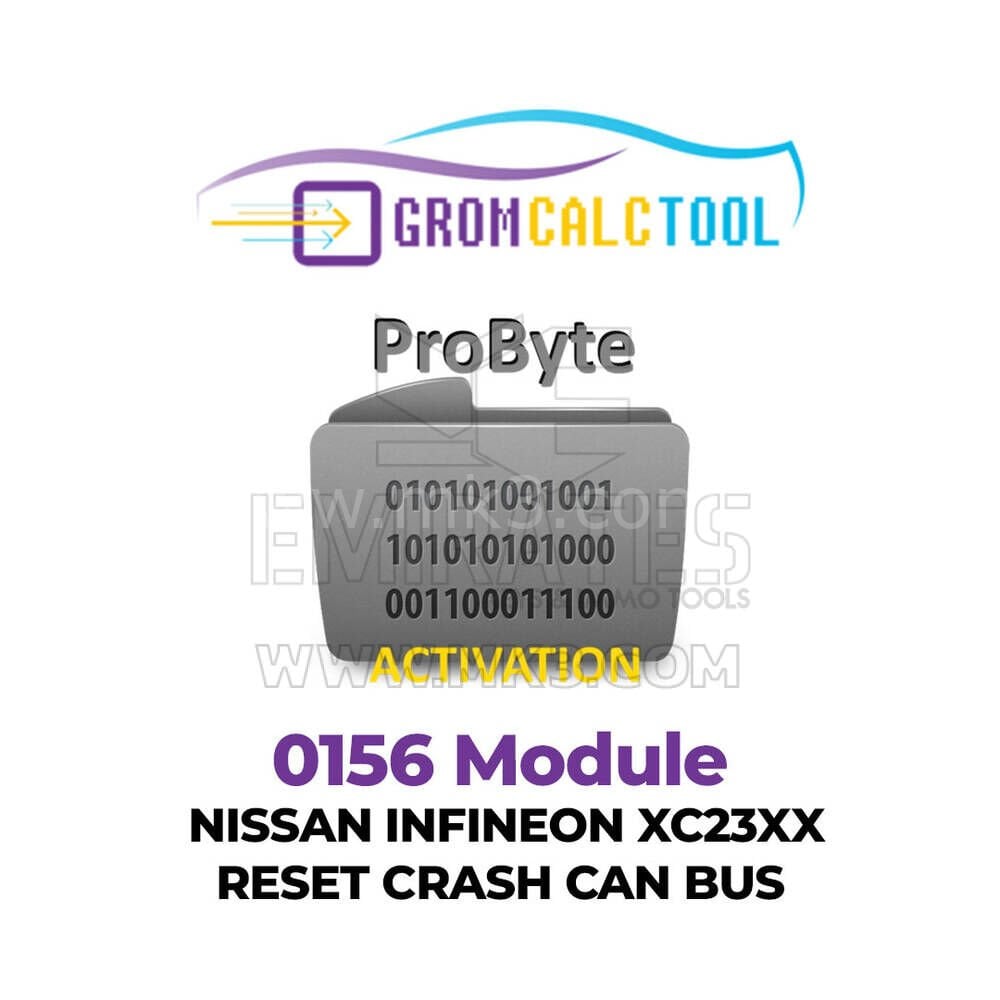GromCalcTool 0156 Modülü NISSAN INFINEON XC23XX SIFIRLAMA ÇARPMASI CAN BUS