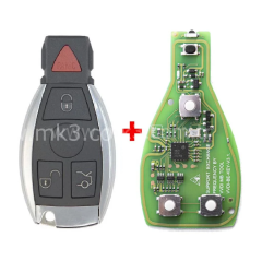Xhorse Mercedes Benz Krom Kumanda 433 315 MHz 4 Buton