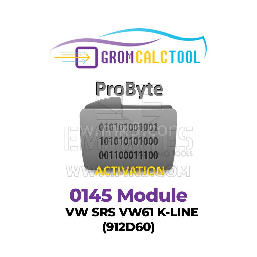 GromCalcTool 0145 Modülü VW SRS VW61 K-LINE (912D60) Yorum Yaz