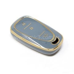 NANO Yüksek Kalite Kumanda Kılıfı Chevrolet 3 Buton Gri Renk CRL-B11J3B