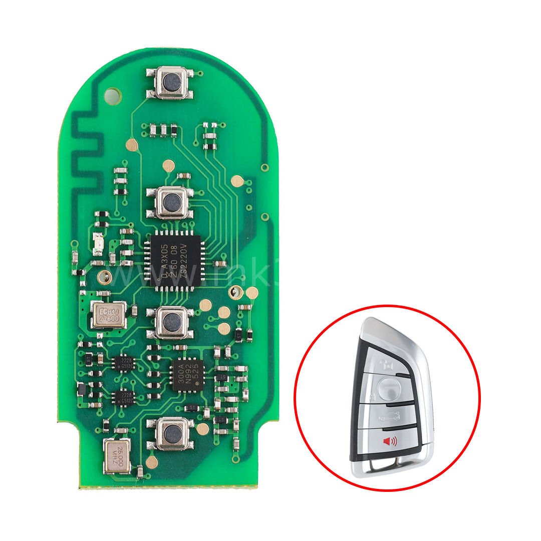 Keydiy KD FBG23 BMW CAS4 / CAS4+, FEM / BDC, BDC2, BDC3 Smart Kumanda PCB (iç kart) 434 MHz.
