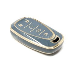 NANO Yüksek Kalite Kumanda Kılıfı Chevrolet 4+1 Buton Gri Renk CRL-B11J5A