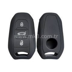 Peugeot Citroen 2015-2017 Sustalı Silikon Kumanda Kabı 3 buton