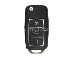 VW Kumanda Kabı Krom 3 Buton Pil Yataklı