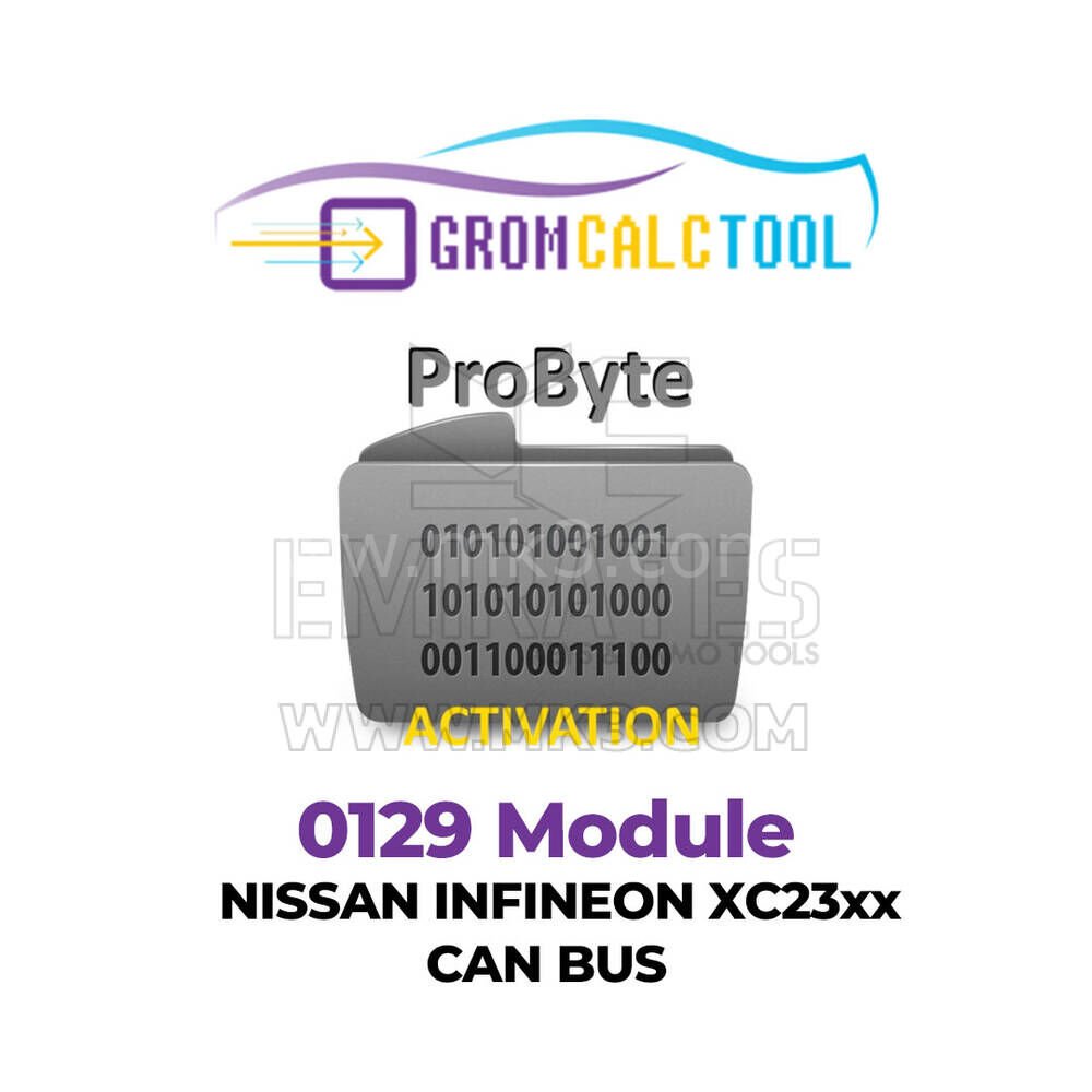 GromCalcTool 0129 Modülü Nissan INFINEON XC23xx CAN BUS